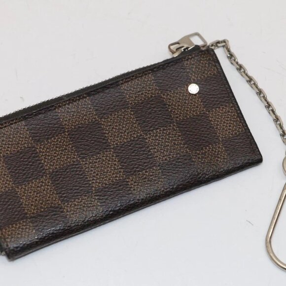 Louis Vuitton Key Pouch Cloth Small Wallet - Damier Ebene - Picture 11 of 15